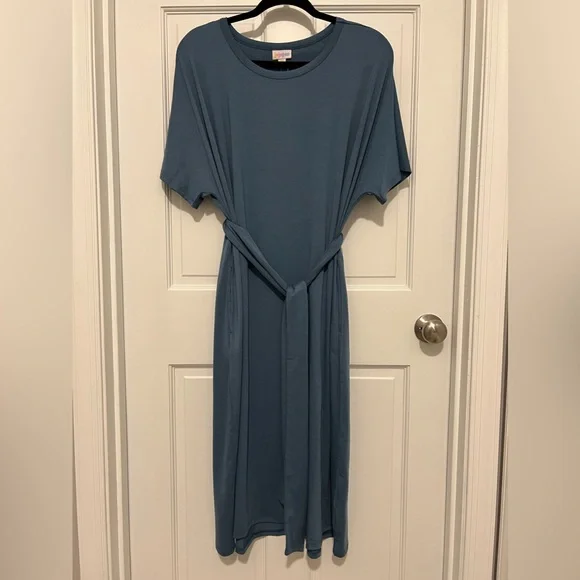 lularoe t shirt dress Lularoe Cotton Short Sleeve T-Shirt Dress Size XXS NEW